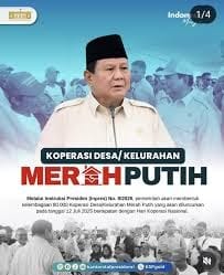 13 Ribu Anggota Direkomendasikan ke Satgas Koperasi Desa Merah Putih