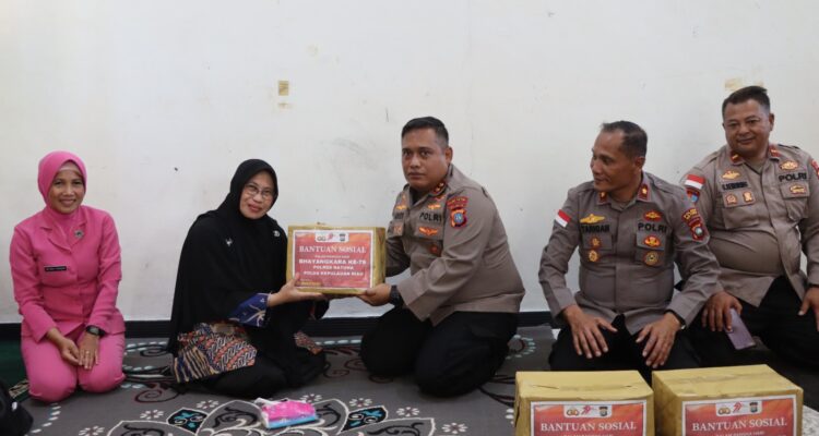 Polres Natuna Gelar Bakti Sosial di SLB Negeri Sambut Hari Bhayangkara ke-79