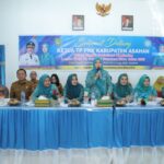 Tim Penggerak PKK Kabupaten Asahan Lakukan Pembinaan UP2K di Desa Bunut Seberang