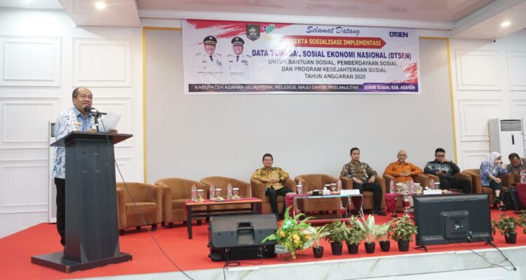 Perkuat Basis Data Kesejahteraan Sosial, Bupati Asahan Buka Sosialisasi Implementasi DTSEN