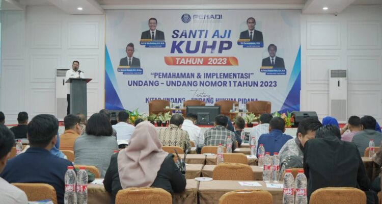 Wabup Asahan Hadiri Kegiatan Santi Aji KUHP 2023 DPC Peradi Astara