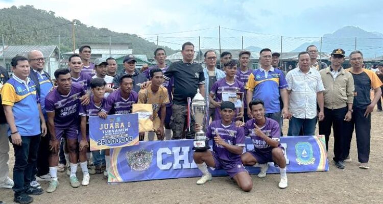 Bupati Aneng Resmi Tutup Open Turnamen Mini Soccer Pesisir Timur, Ajak Generasi Muda Terus Berprestasi