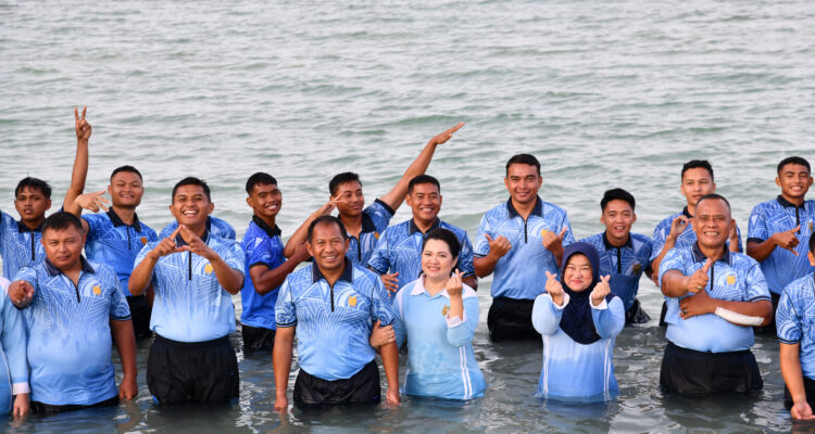 Padusan di Tepi Samudera, Keluarga Besar Lanud RSA Sucikan Hati Sambut Ramadhan 1447 H
