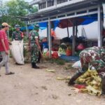 Wujudkan Pasar Sehat, Sinergi TNI-Polri dan Warga Gelar Karya Bakti di Pasar Doping