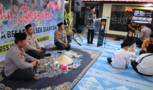Ramadhan Penuh Berkah, Polres Kepulauan Anambas dan Polsek Siantan Gelar Buka Puasa Bersama dan Santuni Anak Yatim