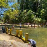Hari Keempat Lebaran, Air Terjun di Jemaja Timur Diserbu Wisatawan yang Ingin Melepas Penat