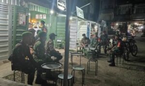 Perkuat Keamanan Lingkungan, Koramil 1406-05/Majauleng Gandeng Masyarakat Gelar Patroli
